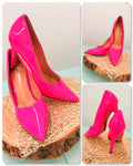 Décolleté Vernice Fucsia