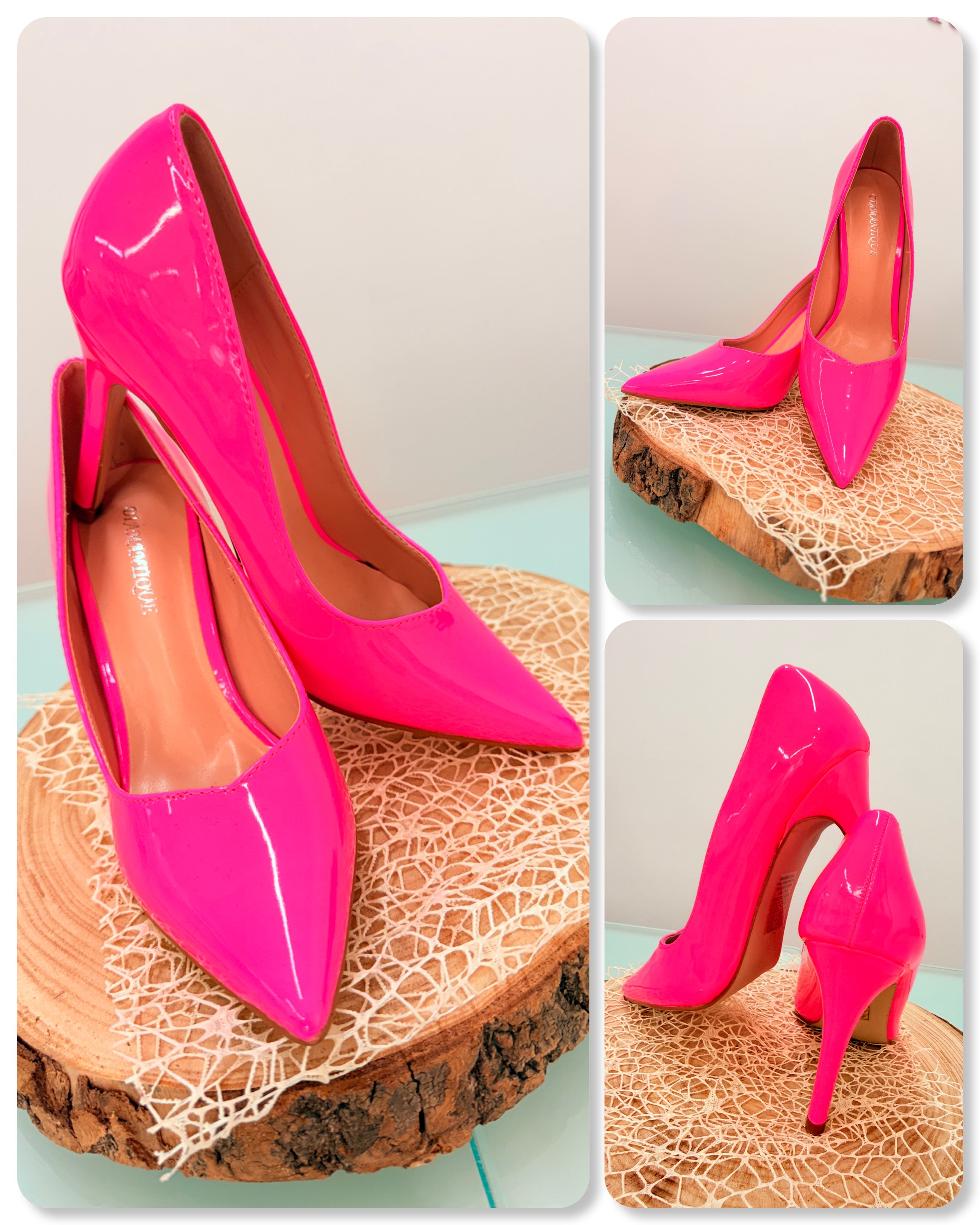 Décolleté Vernice Fucsia