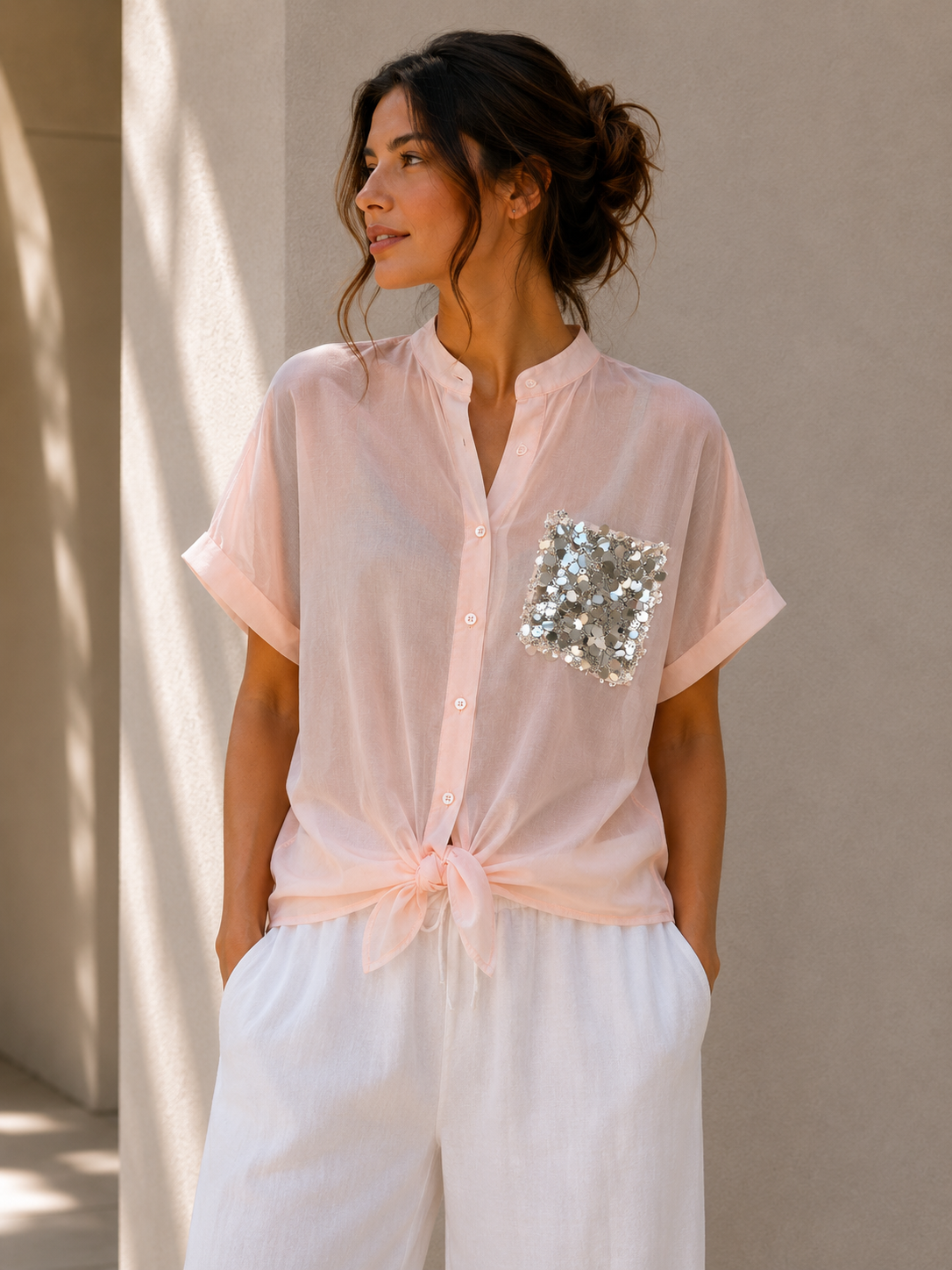 Camicia Shine Pocket