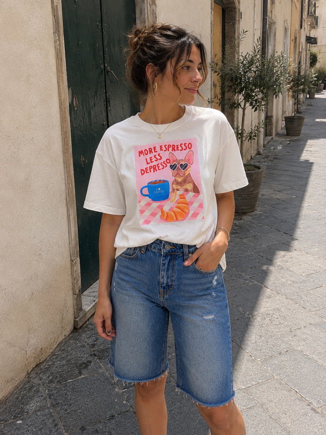 Bermuda Denim Easy Fit