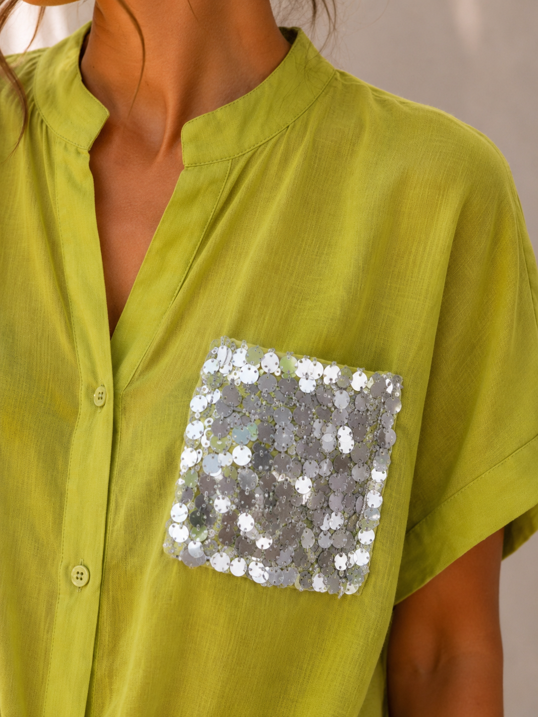 Camicia Shine Pocket