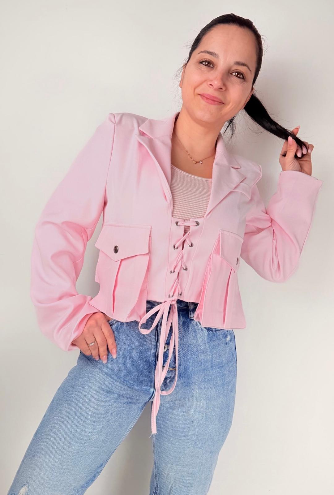 Giacca Lace-Up