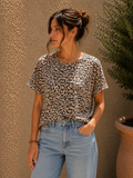 T-shirt Leopard
